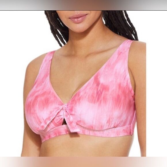 Birdsong Retba Waves Pink White Bikini Top and Bottom Size 36 Top, L Bottom NWOT - Picture 10 of 11